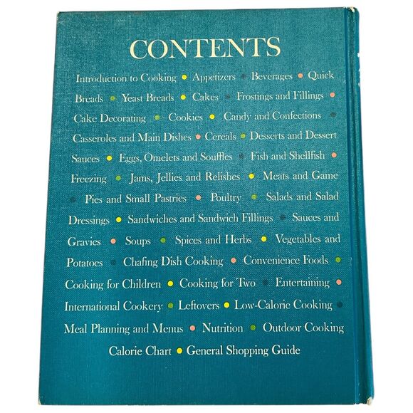 McCalls Cookbook 1963 First Edition First Printing Blue Hardcover MCM Vintage - Picture 7 of 8